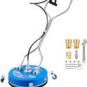 RIDGE WASHER 20 Pressure Washer Surface Cleaner, 4500 PSI Surface Cleaner with Dual Handle, Power Washer Surface Cleaner Attachment with Wheels for Cleaning Driveways, Sidewalks, Patios