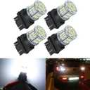 iFunyLED 4PCS 3157 LED Bulb Back Up Reverse Light 12V24V Super Bright 3156 3056 3057 3047 4157 LED Replacement Light Kit Set for Car Back Up Reverse Tail Brake Turn Signal Lights  Xenon White