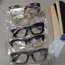 CCVOO 1.5 Style Reading Glasses for Women, Stylish Eyeglasses, Blue Light Readers, Cheaters, (A1 Mix)