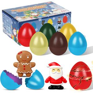Christmas Stocking Stuffers Gifts for Kids, 6 Pack Magical Christmas Hatching Eggs-Surprise Toys Grow 600%, Funny Xmas Gift Choice Presents for Party Favors,Toddler Kid Boys Girls Ages 3 4 5 6 7
