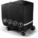 Hisencn Grill Cover for Recteq Bullseye RT-B380 RT-B380X Wood Pellet Grill Smoker, Heavy Duty Waterproof Grill Cover with Reflective Strips, Moisture Proof Vents and Adjustable Drawstring, Outdoor BBQ