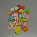 Hanaive 80 Pcs Chenille Letter Patches Self Adhesive Iron on Patch 3D Cute Embroidered Rainbow Smile Face Heart Applique Sewing Badges Patch for Fabric Clothing Jacket DIY(Assorted Rainbow,Cute)