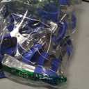 Pool Cover Clips for Above Ground Pools, 30 Pcs 4.7 Inch Stainless Steel Pool Cover Clamps, Windproof Clips for Above Ground Pool Cover (Blue)