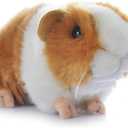 Cute rabbit 8 inch Guinea Pig Plush Toy Stuffed Animal Toy Plush Animal Doll (Orange)
