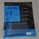 Lux Dual Grip Socks - Soccer Grip Socks for Men and Women. GripArray Performance & Comfort, Black