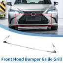 X AUTOHAUX Front Lower Grille Trim Hood Bumper Grille Grill for Lexus ES 250 2023 2024 No.5312206090 Front Lower Bumper Kidney Grille Grill Chrome Silver Tone