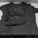32 Degrees Mens 4 Pack Cool V-Neck T-Shirt | Anti-Odor | Quick Drying | 4-Way Stretch (XX-Large, Black)