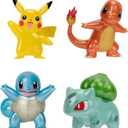 Pokmon Select Metallic Battle Pack - Four 3-inch Battle Figures with Special Metallic Finish