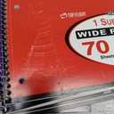 TOP FLIGHT WB70PF 4510816 Wide Rule Notebook, Micro-Perforated Sheet, 70-Sheet, Wirebound Binding 8Pcs