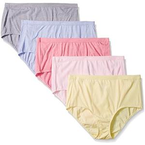 Fruit of the Loom Women's Plus Size Fit for Me 12 Pack Beyondsoft Brief Panties, Size 10