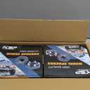 6X5.5 Wheel Spacers, KSP Forged 1"(25mm) 6x139.7mm to 6x139.7mm Thread Pitch M12x1.5 Hub Bore 108mm Adapters for Tacoma 2005-2023, 4Runner Tundra FJ Land Cruiser Black, Not Hubcentric (Dark) 2 Pack