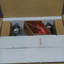 Vanity Lights for Bathroom Large 15.8", Farmhouse Rustic Vanity Light with Bubble Glass Shades, Brown 2 Light Bathroom Lighting Fixtures Over Mirror, Bath Wall Sconce Home Decor