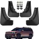 Mud Flaps for 2024 2025 2026 Hyundai Santa Fe Hybrid Mud Guards Splash Guards Front & Rear SUV Set of 4PCS Black Heavy Duty Compatible with Santa Fe MudGuards Exterior Accessories