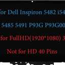 Screen Replacement for Dell Inspiron 14 5482 i5482 5485 5491 P93G P93G001 03J5DW 3J5DW LCD Display Touch Screen Digitizer Assembly FullHD 1920x1080 30 Pins (Not for 5481)