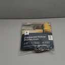 Ultra Soft Pillow Protectors with Zipper Standard Size - Set of 4 Breathable Pillow Covers - 100% Protection Against Stains, Dust & Dirt - Machine Washable (Gray)