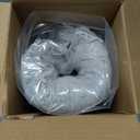 Himax Dog Beds for Small Dogs, Donut Dogs Bed with Blanket Attached, Calming Dog Bed Washable (20") Light Grey for Puppy