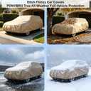 Oxford Car Cover Waterproof All Weather Protector Universal SUVs