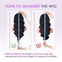 Headband Wig Human Hair Body Wave Wigs for Black Women 180% Density Wear and Go Glueless Wig None Lace Front Wig Brazilian Virgin Hair Natural Balck Human Hair Wig (16in)