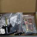 Matching T-Handles Lock Set Locking T-Handle Set for Truck Camper Shell with Dust Cover -2 Pack clockwise and Counter-clockwise with 4 Keys and Hardware（Key Alike）