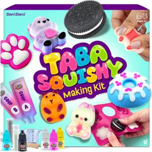 Taba Squishy Making Kit for Kids - Kids Crafts - 6 7 8 9 10 11 12 Year Old Girl Birthday Gift Squishies Craft Kits - Arts and Crafts for Kid for 8-12 - Toys for Girls Ages 5-7