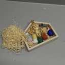 DN DECONATION Nativity Figurines Set, 11Pcs Resin Holy Family Scene - Colorful Mini Christmas Nativity Decor for Christmas Indoor Tabletop, Shelf, and Home Holiday Display