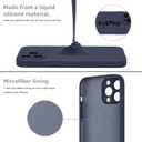 MCFANCE Magnetic for iPhone 13 Pro Max Case, Compatible with MagSafe, [Full Camera Protection] Anti-Scratch Microfiber Lining Phone Case, 6.7" 2021, Navyblue