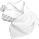 Aunt Martha's 18-Inch by 28-Inch Flour Sack Dish Towels, Premium 130 Thread Count, White, Set of 7