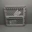 North States Pet Gate Iii Pressure Mounted White, Gray, 2 x 42 x 26"