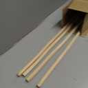 Sintuff Bird Perches Natural Wood Double Slots, 24 Inches, 4 Pcs