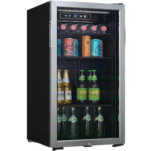 EdgeStar BWC121SSLT 18 Inch Wide 80 Can Capacity Ultra Low Temp Beverage Center