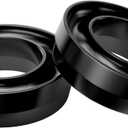 Richeer 2.5'' Front Leveling Lift Kit for 1994-2018 Ram 1500 (2WD Only), 1994-2011 Ram 2500 3500 (2WD Only), Compatible with 2WD Forged Strut Spacers Raise your Car by 2.5''