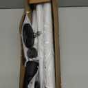 2 Pack Door Security Bar - Heavy Duty Burglar Door Stopper Stick,360 Pivoting Anti-Slip Base,21-52" Barricade Safety Lock Jammer for Front,Basement Doors, Sliding Window, Home Apartment Protection (White)