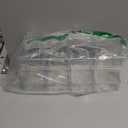 2 Pcs Acrylic Clear Purse Storage Organizers, 4 Sections Dividers in Bedroom Office (bright)