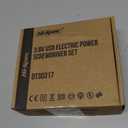 Hi-Spec Electric Screwdriver 27pc 3.6V Pink USB Small Power Screwdriver Set. Cordless & Rechargeable with Driver Bit Set