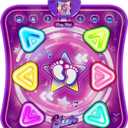 Dance Mat for Girls, Light-up 6-Button Dance Pad with Wireless Bluetooth & 5 Game Modes, Kids Electronic Dance Mats Musical Dancing Toys Christmas Birthday Gifts for Boys Girl Aged 3 4 5 6 7 8 9 10+