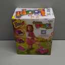 Hoopi Extreme Bubbles Lawn Mower for Toddlers, Spill-Proof Kids Bubble Machine with Lights for 2-Year-Old Girl Birthday Gift, Easter Gifts for Toddlers, Bubble Blowing Push Outdoor Toy with 3 Bottles