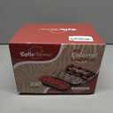 Mini Loaf Pans with Lids and Spoons (100 Pack, Red, 6.8oz) Rectangular Aluminum Foil Baking Pans