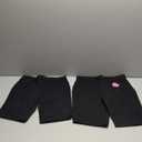 The Children'S Place Girls Chino Shorts (14, Black 2-pack)