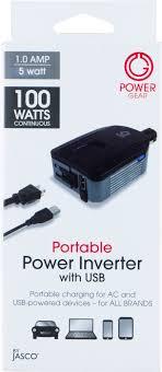 By Jasco Portable Power Inverter with USB