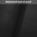 Leather Dresser Cover,1.8mm Thick,10x43 Inch,Dresser Protector Top,Dresser Top Protector,Dresser Cover Top,Dresser Top Cover,Dresser Cover Top for Bedroom.(Black+Gray,10x43)