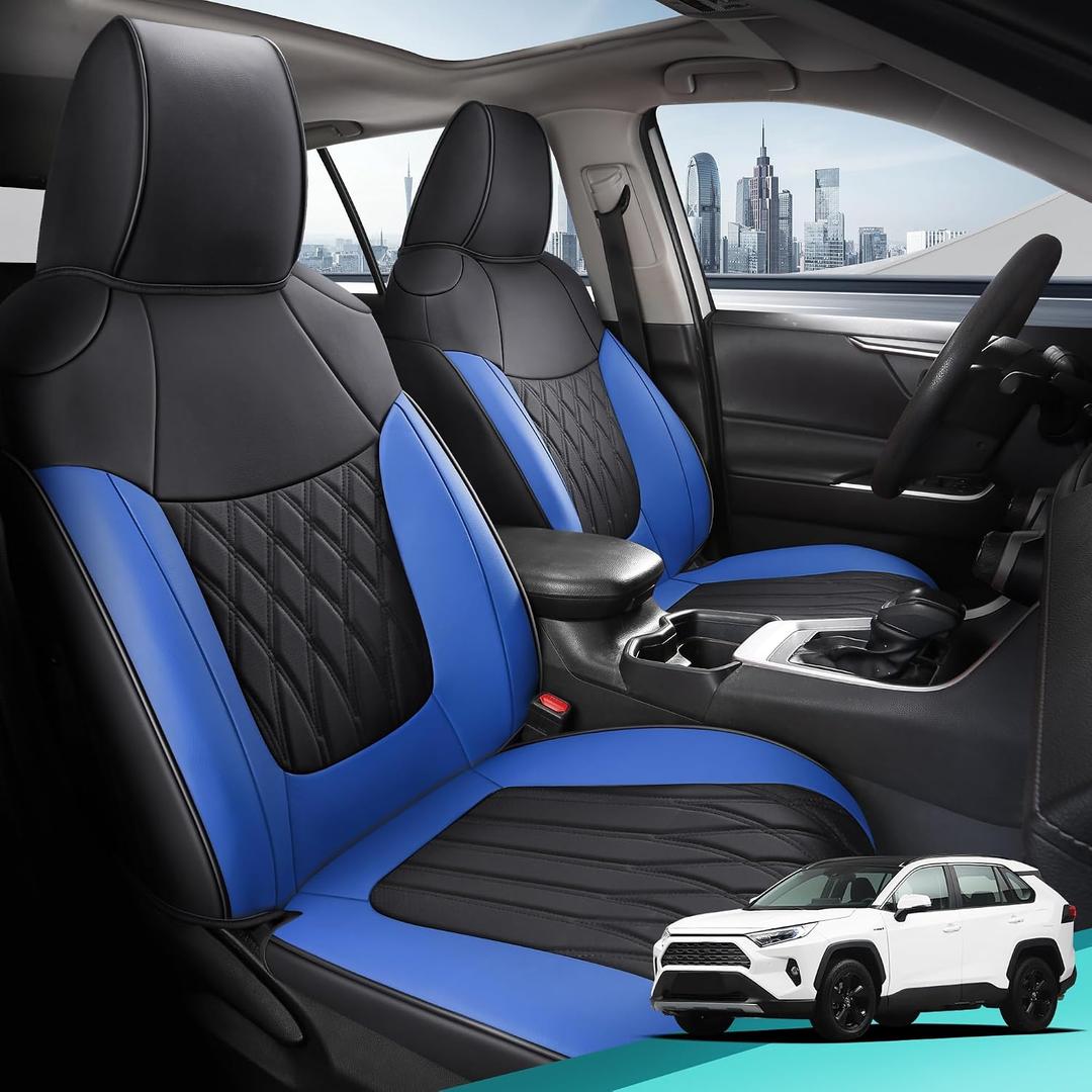 for Toyota RAV4 Custom Fit Leather Seat Covers Full Set