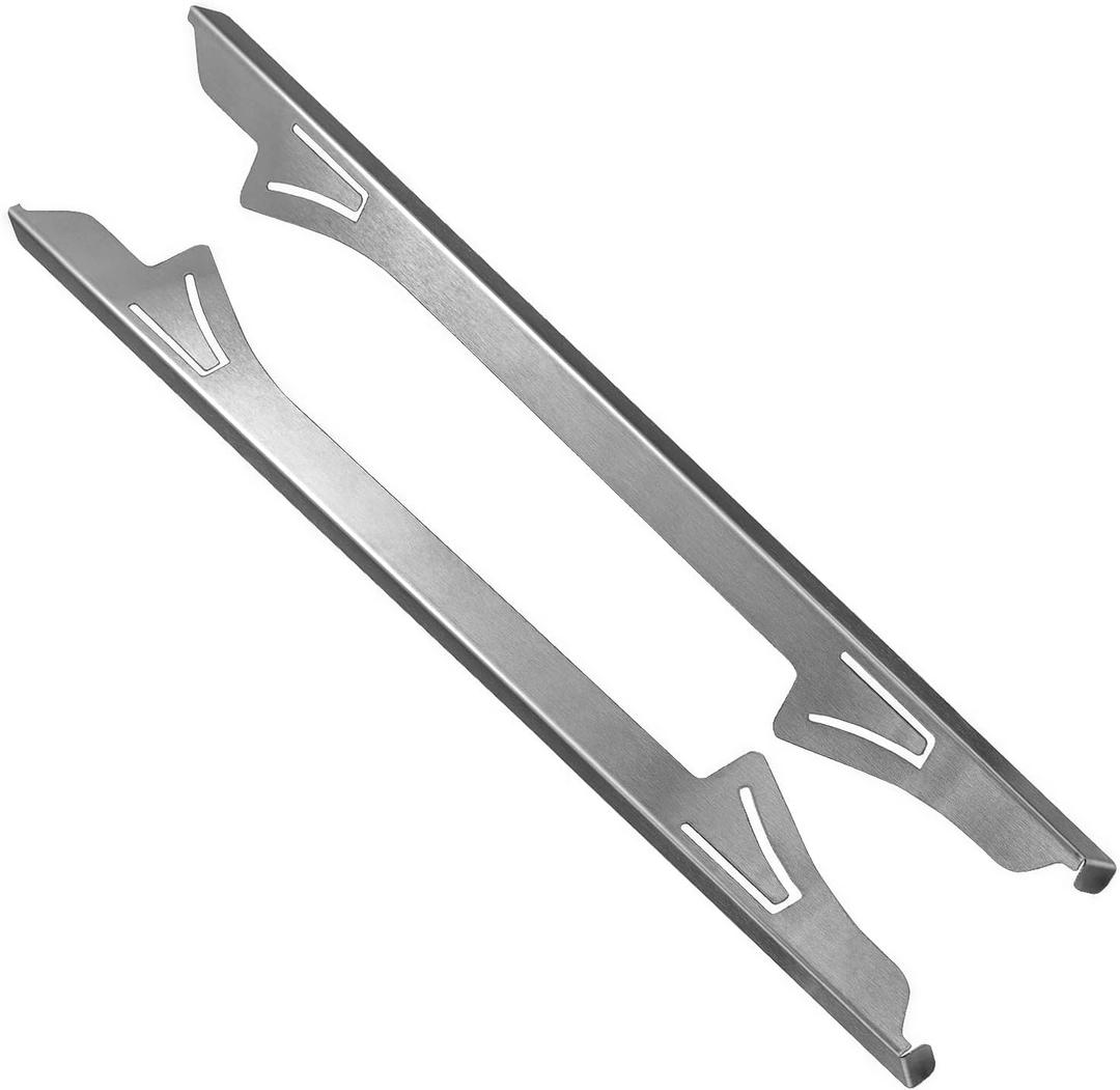 25 Stainless Steel Countertop Oven Gap Filler Covers Space Between Stove and Countertop Heat-Resistant, Easy to Clean (Set of 2)