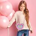 PinkSheep Toddler Purse for Girls Gifts Mini Purse Kids Shoulder Bag Crossbody Wallet 3-6Year Little Girl Gift Fashion (Pink)