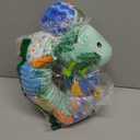 Baby Toys 0-6 Month, Musical Caterpillar Baby Rattle, Plush Sensory Toy with Mirror, Crinkle Textures, Newborn Developmental Tummy Time Stuffed Animal for Infants Boys Girls 6-12 Months (Blue)