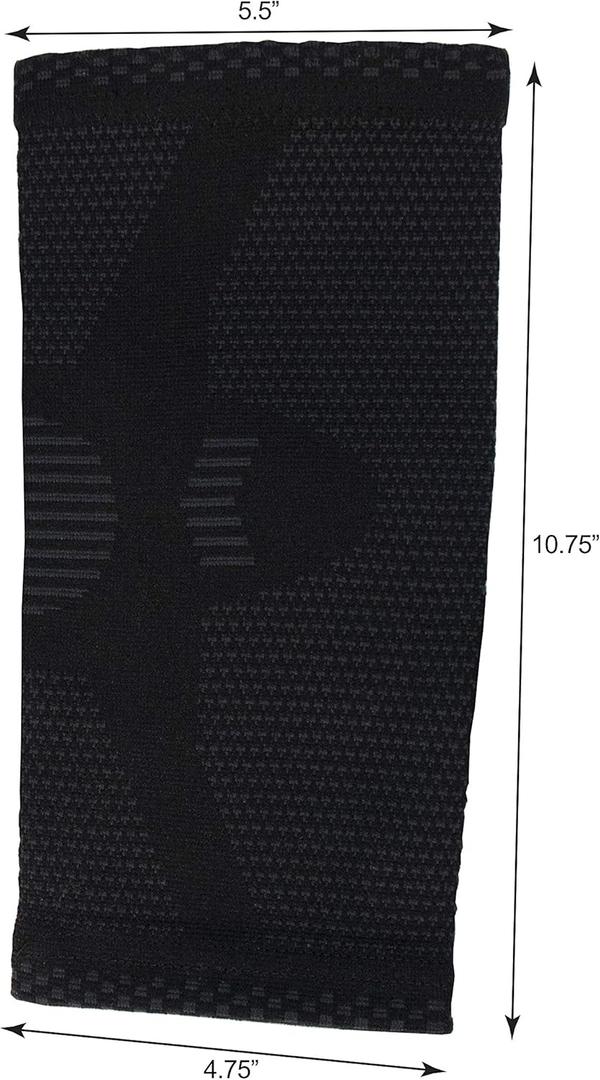 Compression High Performance Knee Sleeves, Support for Men & Women, Running, Basketball, Volleyball, Weightlifting & Cross Training, Small – Medium (1 Pair)