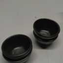 roro Handmade Matte Black Ceramic Conical Sauce Bowls, 3 oz Set of 4  Artisan Stoneware for Dips, Spices & Condiments  Lead-Free & Cadmium-Free