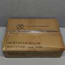 Furologee End Table with Charging Station, Nightstand with Fabric Drawers, Side Tables with USB Ports & Outlets, Night Stand with Storage Shelf & Hooks, for Living Room/Bedroom, White (1 pc)