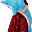 MorisMos Giant Dolphin Stuffed Animal, 55 Inch Stuffed Dolphin Plush