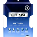 AllerEase Maximum Pillow Cover Protector, Standard/Queen - Zippered, Allergen and Bedbug Barrier