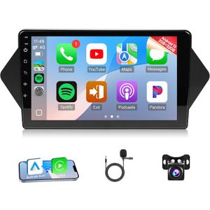 Naifay 8Core Android12 Car Stereo for Honda Acura MDX 2007-2013, 9 Inch Touch Screen for Acura MDX Radio with CarPlay/Android Auto/Bluetooth/WiFi/FM/GPS/SWC/Canbus+MIC